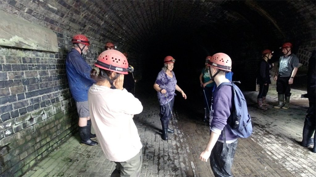 Victorian culverts leading beneath Sheffield train station before eventually leading to the Megatron