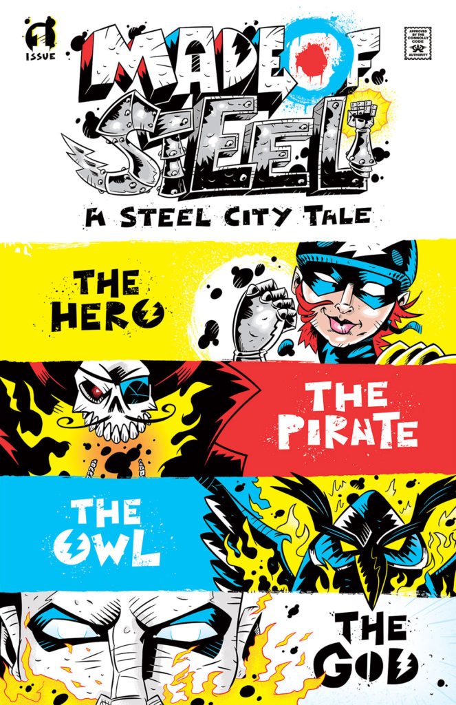 Made of Steel Comic Book Cover Sample, Issue 1 (Jim Connolly)