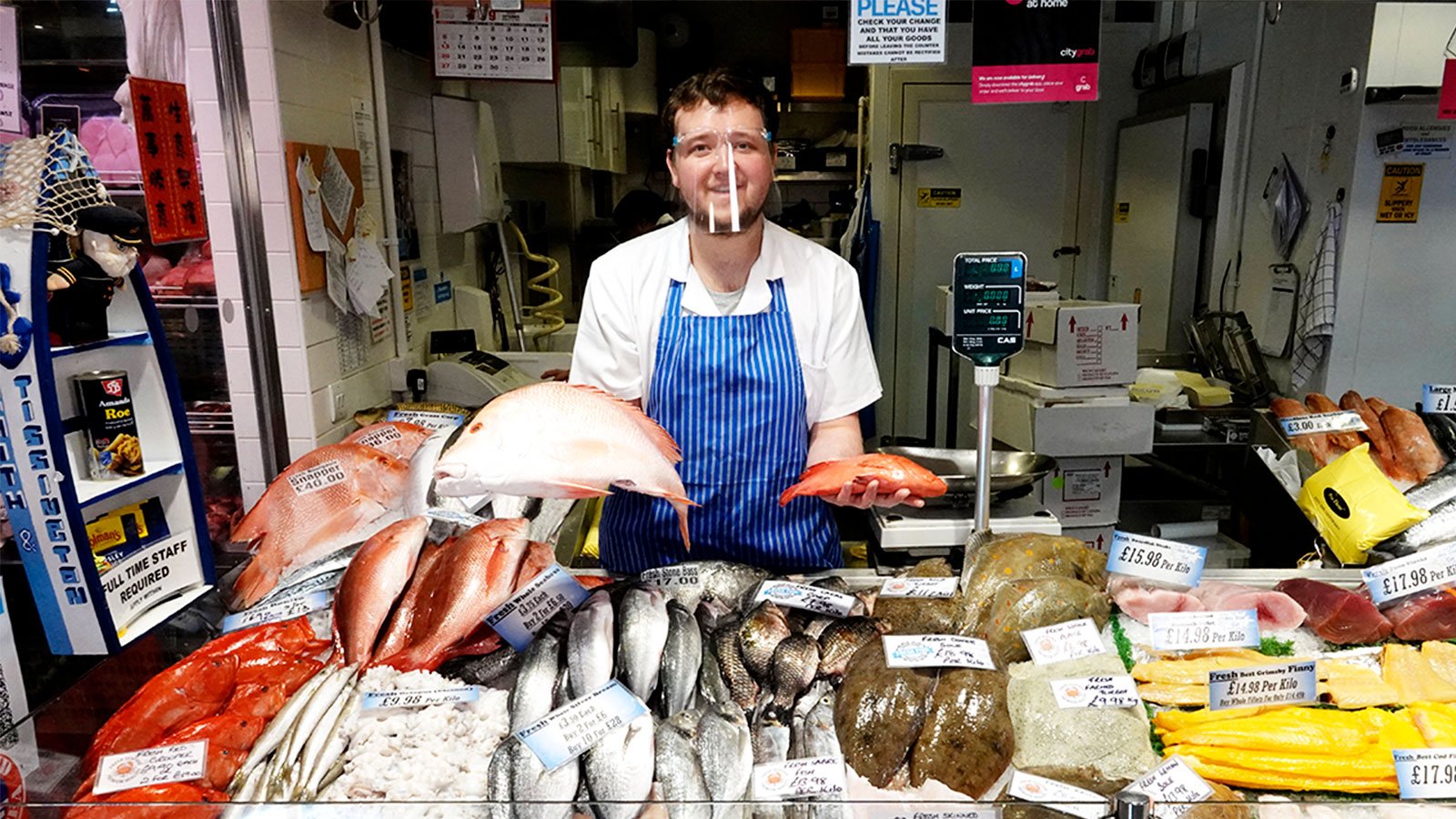 Tissingtons Fishmongers in The Moor Market