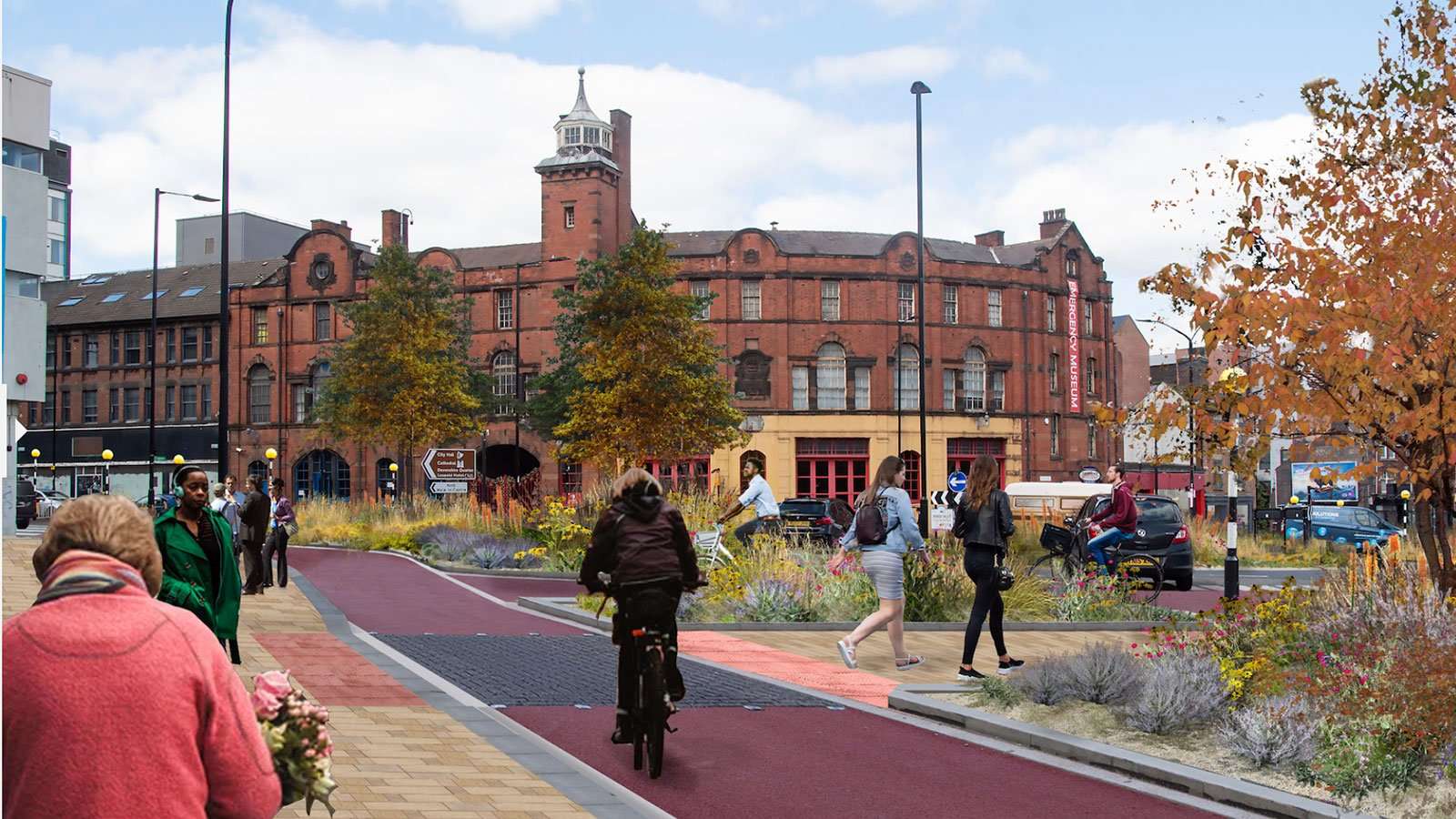 West Bar Roundabout Proposals as part of Kelham Island - City Centre Connecting Sheffield proposals