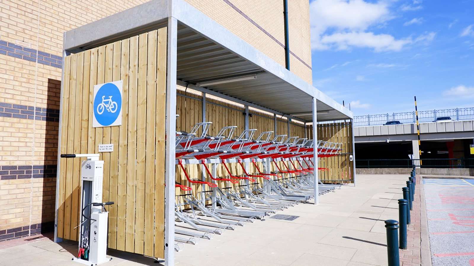 New Bicycle Hubs at Meadowhall Shopping Centre